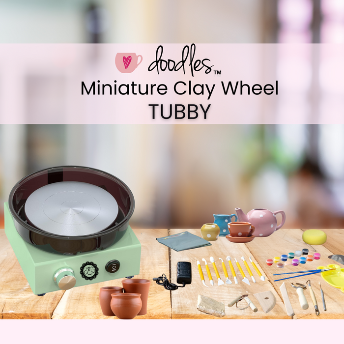 Doodles Tubby - Miniature Clay Wheel - Mint Kit