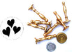 Jax Wax - Brass Seal - Mini Hearts