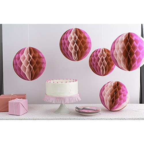 Martha Stewart Crafts - Honeycomb - Paper Decorations - Pink