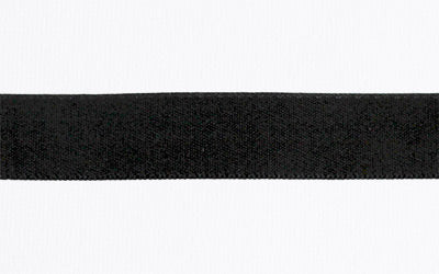 Double Sided Satin – Black - 20mm x 1m