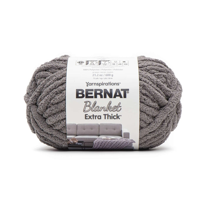 Bernat Blanket Extra Thick 600g - Dark Gray