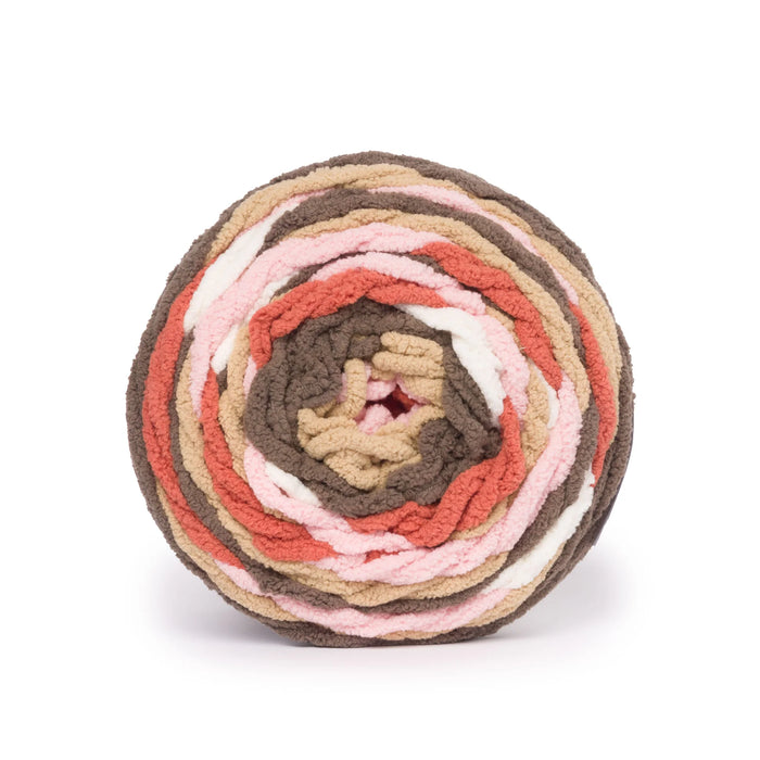 Bernat Blanket All In One Blanket Granny Square Yarn - Choco Berry