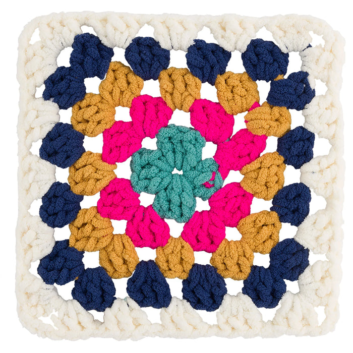 Bernat Blanket All In One Blanket Granny Square Yarn - Retro Pop