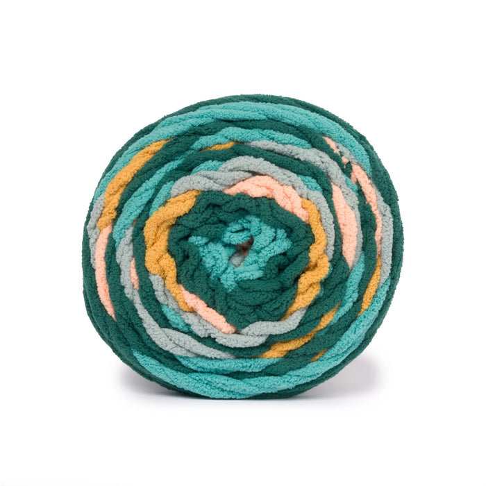 Bernat Blanket All In One Blanket Granny Square Yarn - Seaside Shine