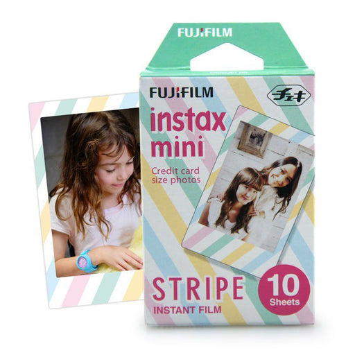 Fujifilm - Instax - Mini Instant Film - Candy Stripes - 10 sheets