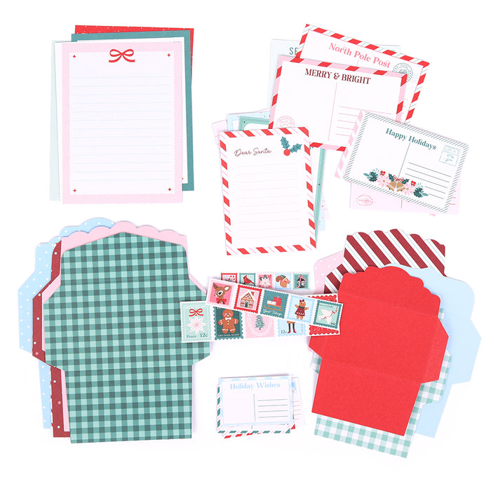 Rosie's Studio - North Pole Post Letters to Santa 50 Pieces