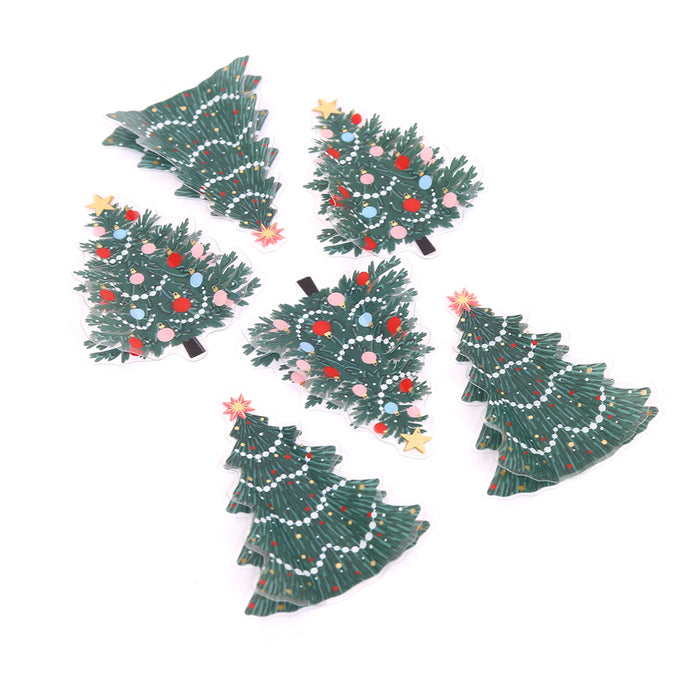 Rosie's Studio - North Pole Post Dimensional Acetate Embelishments -Christmas Tree