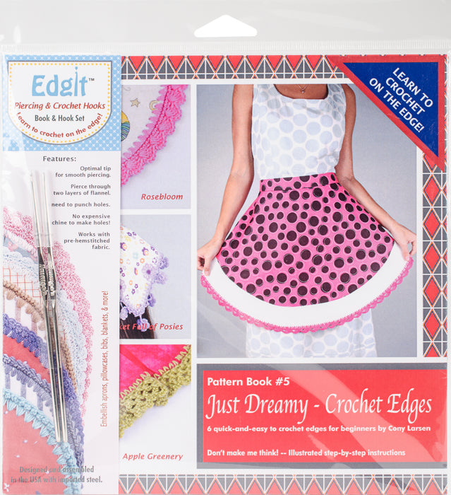 Ammees Babies Edgit Piercing Crochet Hook & Book Set-Just Dreamy Crochet Edges