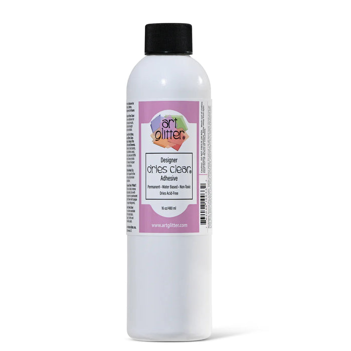 Art Institute Glitter - Designer Dries - Clear Adhesive 16 Oz - Bulk Refill