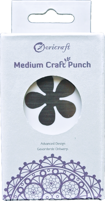 Oricraft - Medium Punch - Retro Flower-M