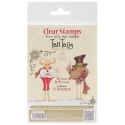 Katy Sue Designs - Clear Stamps - Tall Tails - Robin and Mouse