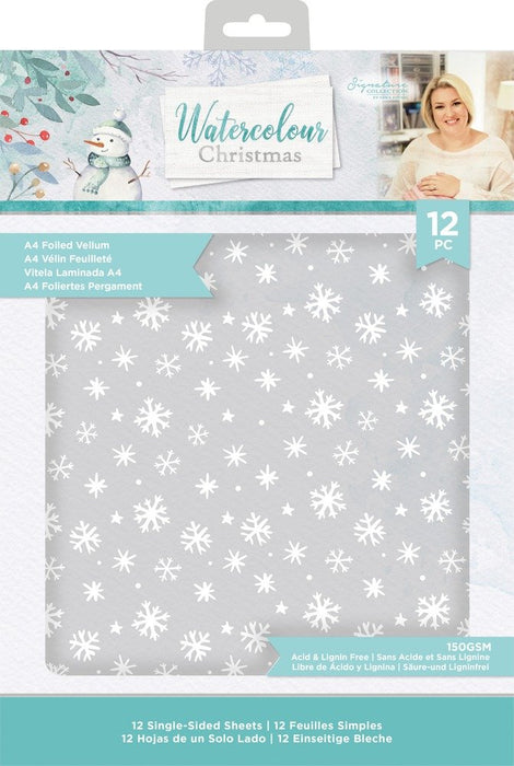 Crafter's Companion - Sara Signature Watercolour Christmas - A4 Vellum Pack