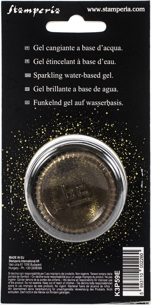 Stamperia Glamour Gel 25ml-Dark Wood