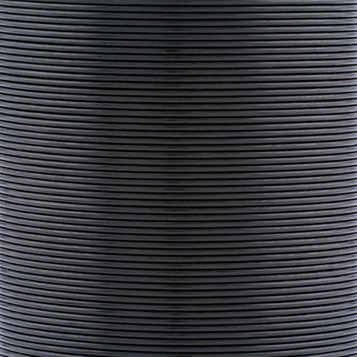 19 Strand Stainless Steel Bead Stringing Wire, .012 in / 0.30 mm, Black, 100 ft / 31 m