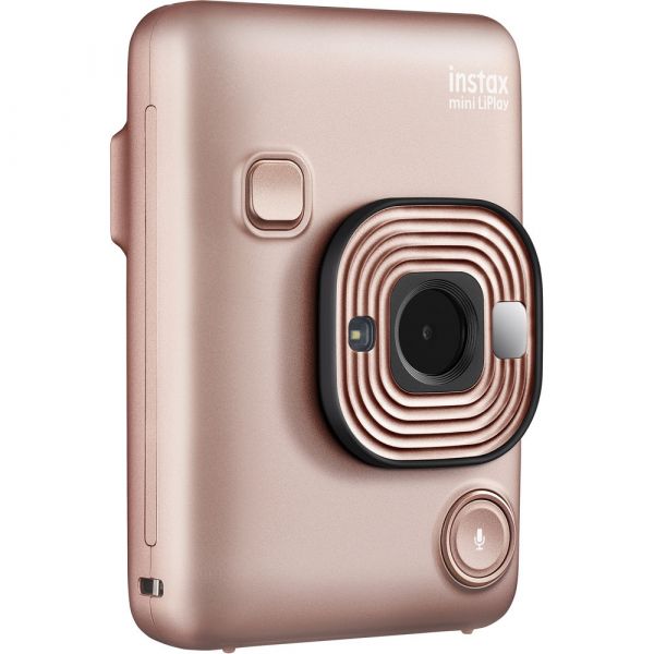 Fujifilm - Instax - Mini LiPlay Hybrid Camera - Blush Gold