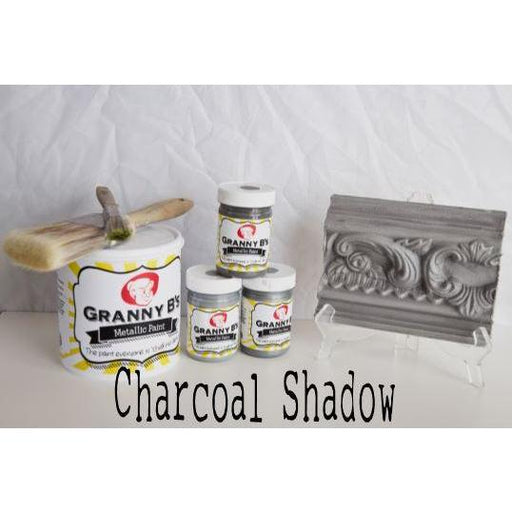 Granny B's - Metallic chalk-finish paint -Charcoal Shadow (Grey Metallic) - 125ml