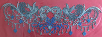 Van-Cha-Din - Mixed Media - 3D Decorative Lace Embellishment - Blue Birds