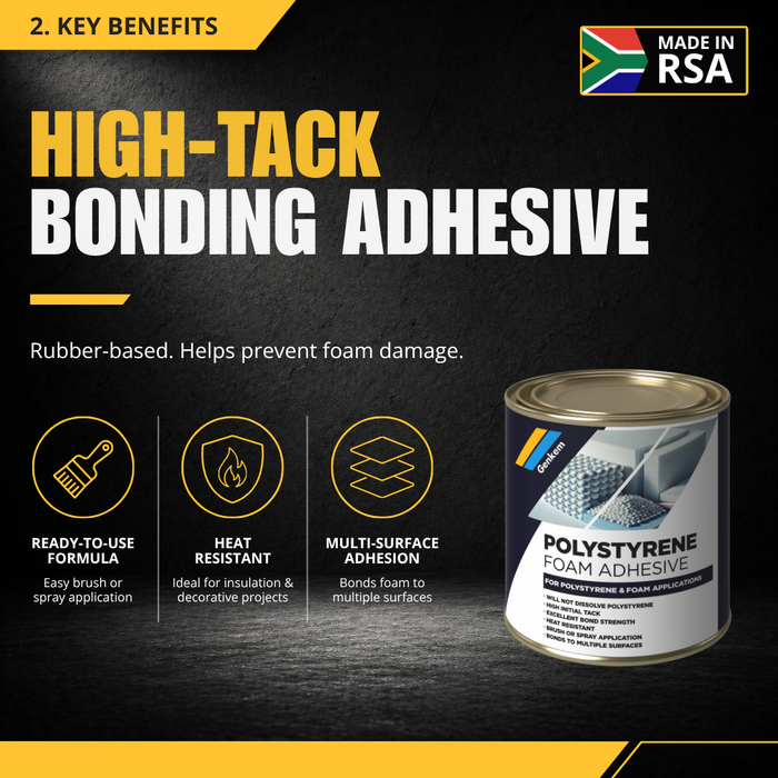 Genkem Polystyrene Foam Adhesive - 500ml