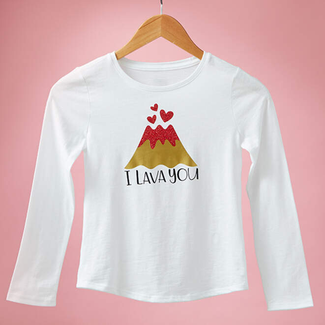 Cricut - Iron On Heat Transfer Vinyl - Glitter Red 30.5cm x 1.52m