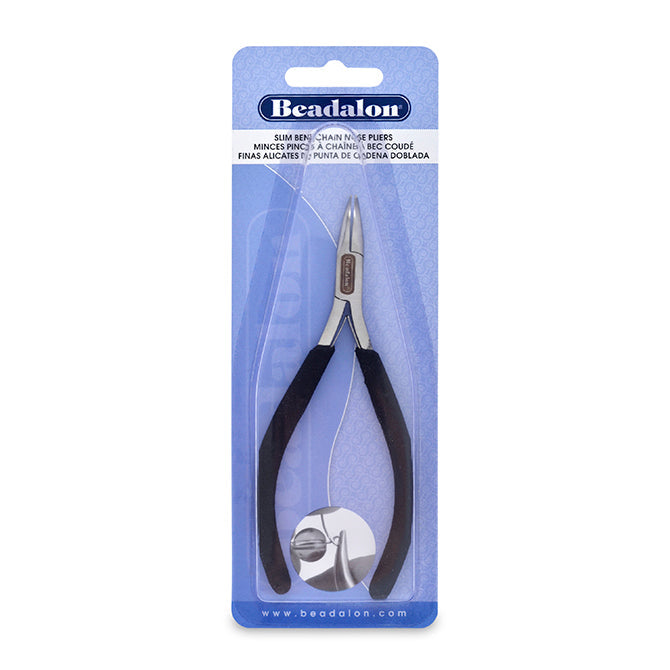 Slim Line Bent Chain Nose Pliers