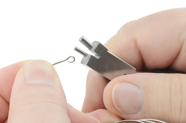 Memory Wire Finishing Pliers, 4 mm & 2 mm / 0.157 in & 0.079 in, diameter ends