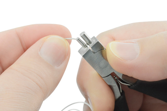 Memory Wire Finishing Pliers, 4 mm & 2 mm / 0.157 in & 0.079 in, diameter ends