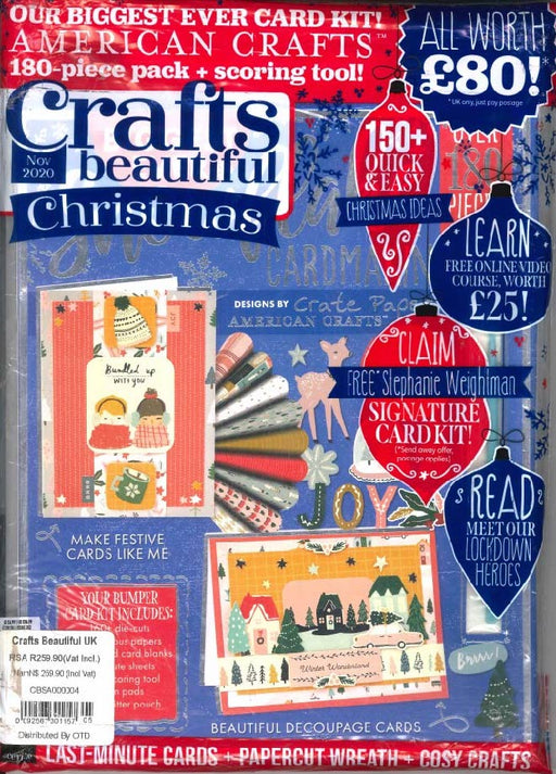Crafts Beautiful - Snowflakes & Cardmaking - Nov 2020 - Bargain Magazine