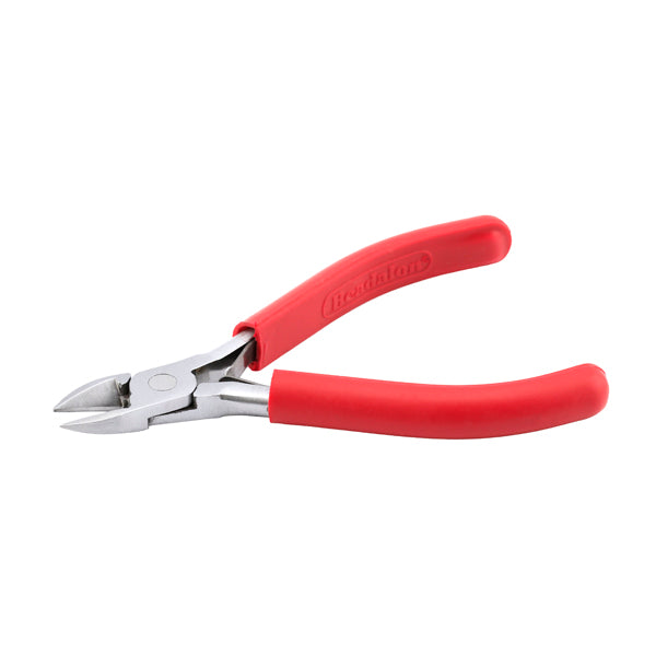 Beadalon - Semi Flush Econo Cutter - Red Vinyl-Free Grips, Steel Lap Joint, Double Leaf Springs