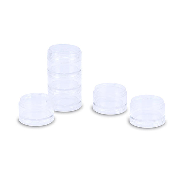 Stackable Containers, Small, 6 Containers, 1 Lid