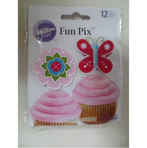 Wilton - Fun Pix - Layered Cupcake - Flower
