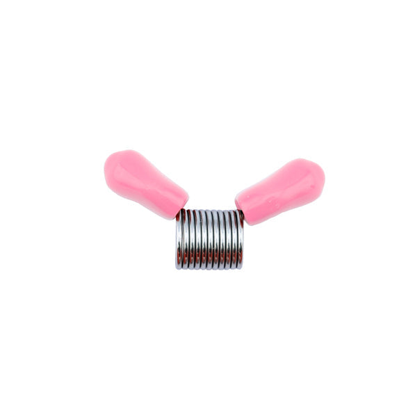 Bead Stopper, Small, Pink Tips, 9 pc