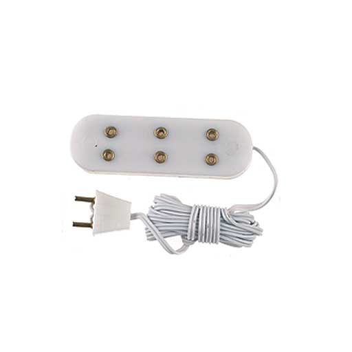 Houseworks - Triple Receptacle Extension Cord with Plug - 1 Inch Scale