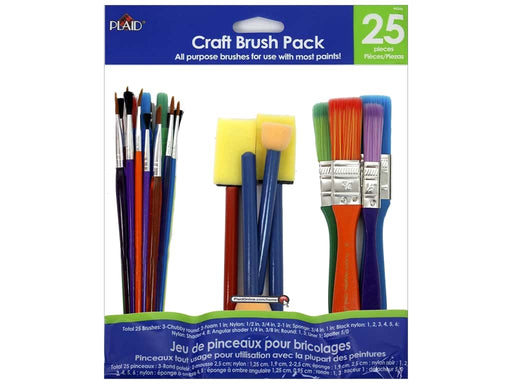 Plaid - Craft Brush Pack - 25pc