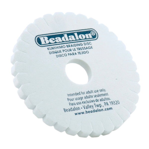 Kumihimo Disk, Round, 4.25 in / 10.8 cm diameter