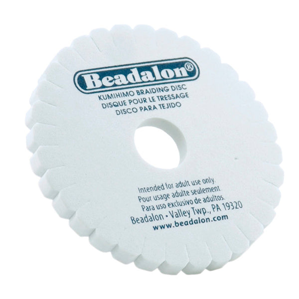 Kumihimo Disk, Round, 6 in / 15.2 cm diameter
