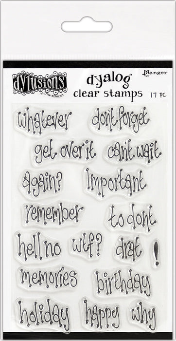 Dyan Reaveley's Dylusions Clear Stamps 4"X8"-Whatever