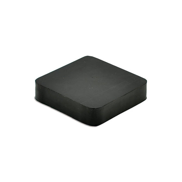 Rubber Bench Block, Black, 4 in x 4 in / 10 cm x 10 cm