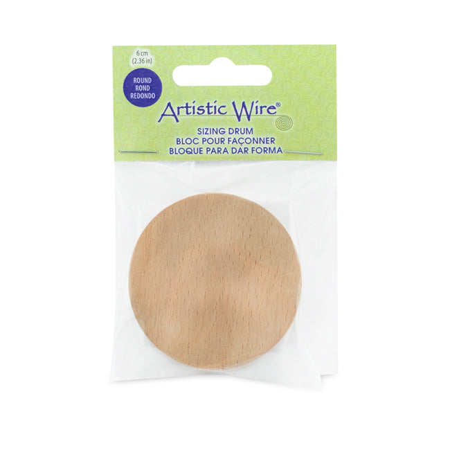 Artistic Wire Sizing Drum, Round, O.D. 6 cm / 2.36 in