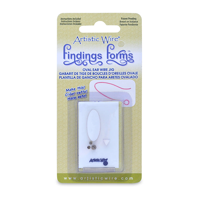 Findings Forms, Oval Ear Wire Jig, 1 pc