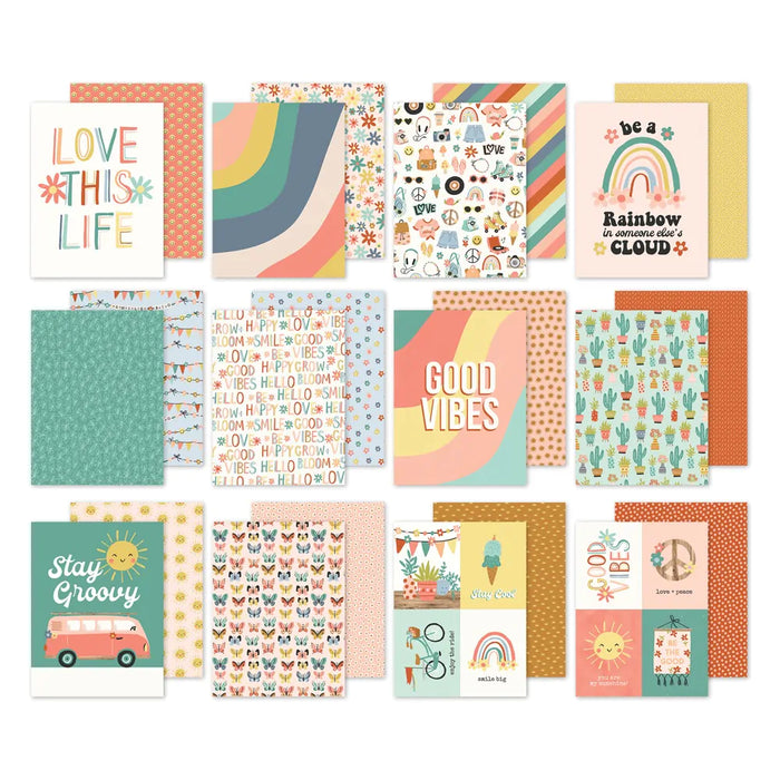 Simple Stories Double-Sided Paper Pad 6"X8" 24/Pkg-Boho Sunshine