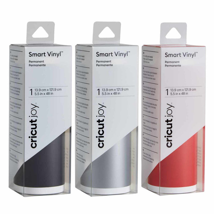 Cricut Joy - Smart Vinyl - Permanent - 13,9cm x 121,9cm - Tomato Red Glossy
