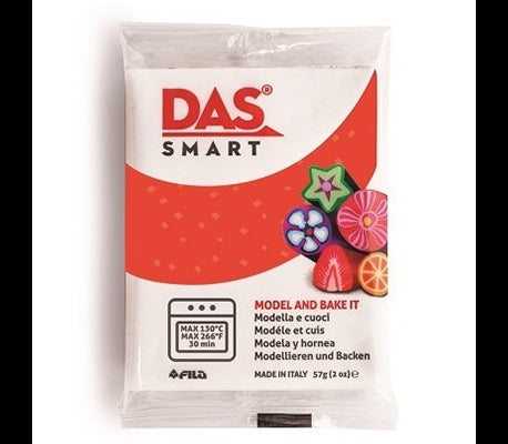 DAS Smart - Polymer Clay - 57gram - Glitter - Red