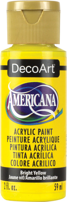 DecoArt - Americana Acrylic Paint 2oz - Bright Yellow