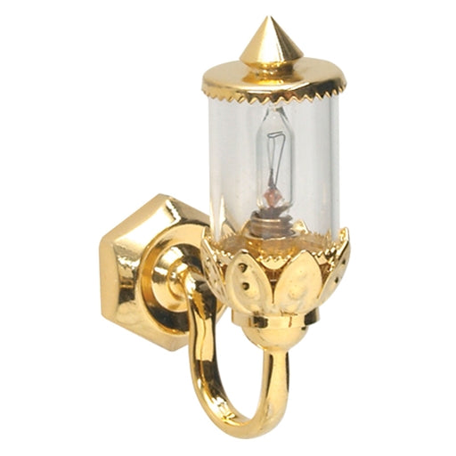 Houseworks - Dollhouse Lighting - Ornate Coach Lamp Wall Sconce - 1 Inch Scale
