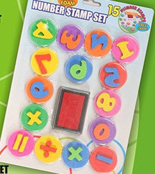 Crazy Crafts - Foam Stamp Kit - Number