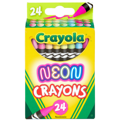 Crayola Crayons-Neon 24/Pkg