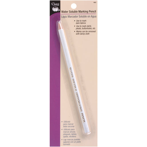 Dritz Water-Soluble Marking Pencil-White