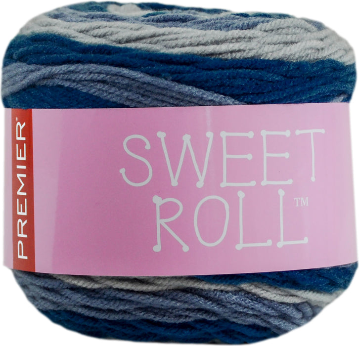 Premier Sweet Roll Yarn-Blue Willow