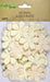 Little Birdie Renee Paper Flowers 24/Pkg-Shabby Chic