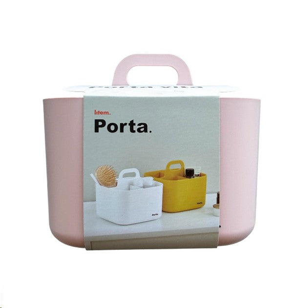Organiser 4 Comp Porta Square -Pink